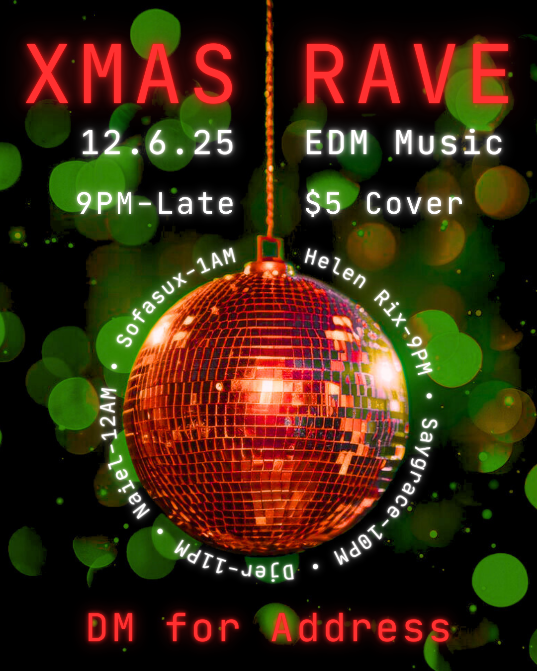 Sofa Sux XMAS RAVE EDM Music Show